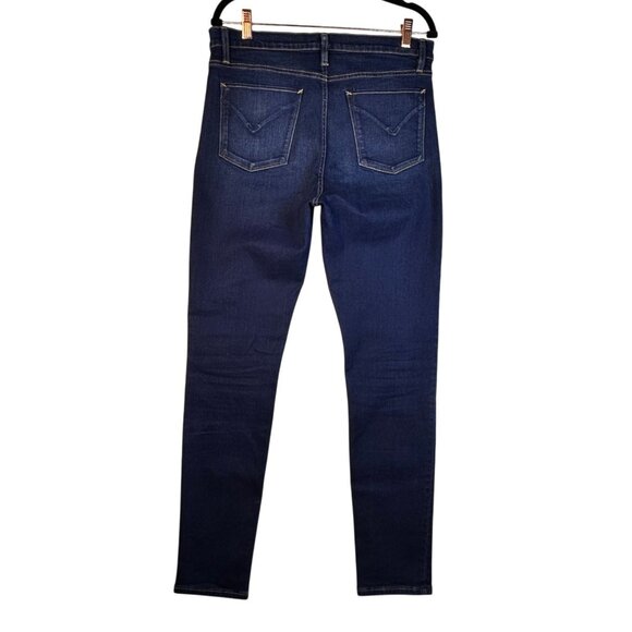 Hudson Barbara Super Skinny Jeans Dark Wash High Rise Stretch Denim Sz 31 - Picture 3 of 9